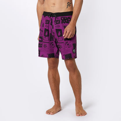 Mystic Ripple Movement Boardshort Sunset Purple - Boardshorts