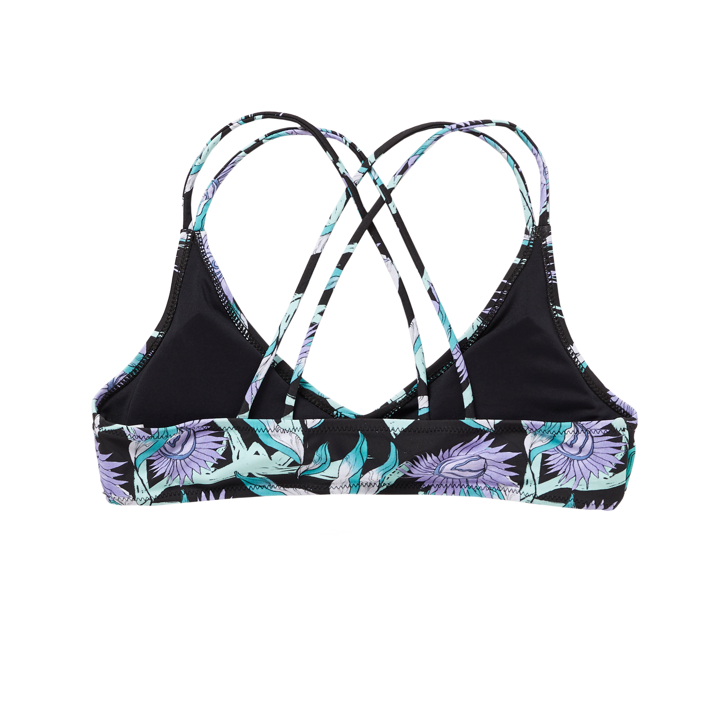 Mystic Flora Bikini Top Turquoise - Bikini Tops