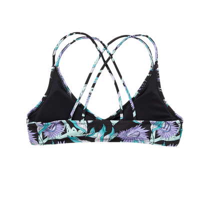 Mystic Flora Bikini Top Turquoise - Bikini Tops