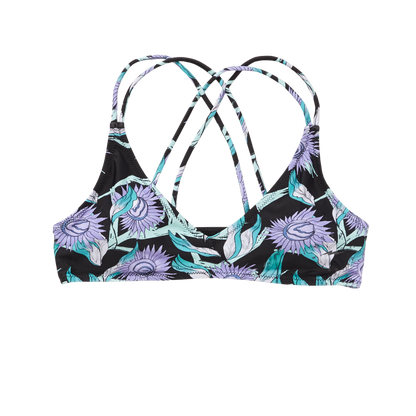 Mystic Flora Bikini Top Turquoise - Bikini Tops