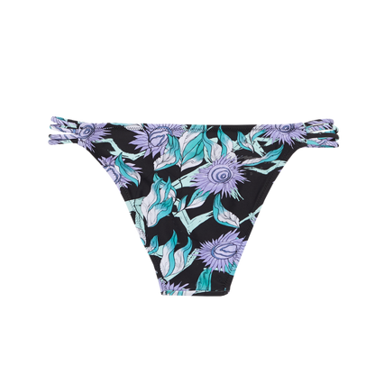 Mystic Flora Bikini Bottom Turquoise - Bikini Bottoms