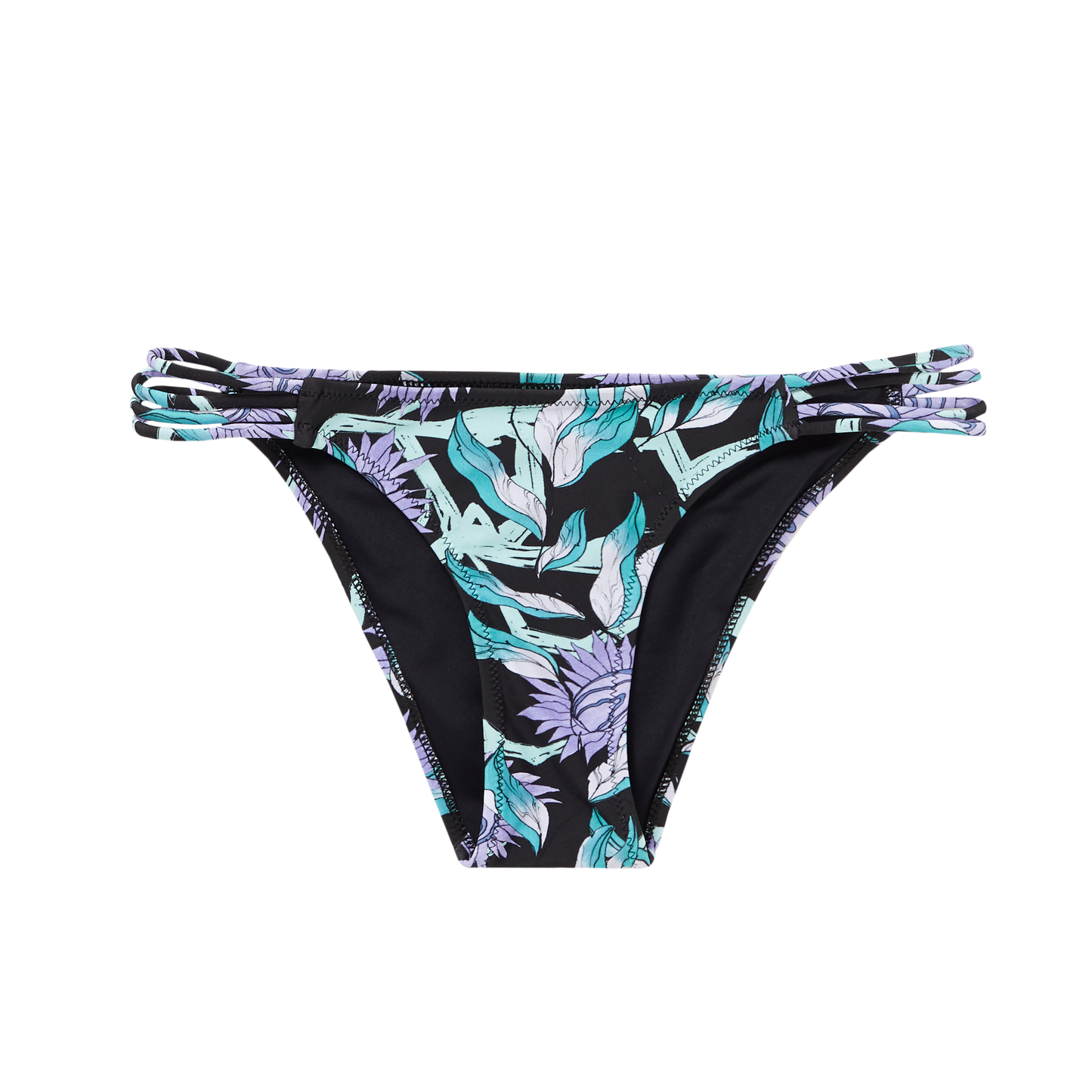 Mystic Flora Bikini Bottom Turquoise - Bikini Bottoms