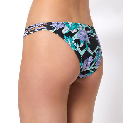 Mystic Flora Bikini Bottom Turquoise - Bikini Bottoms