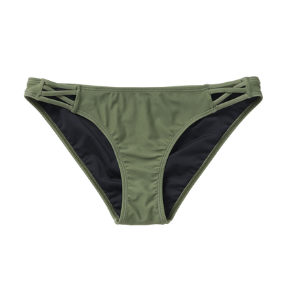 Mystic Dune Bikini Bottom Dark Olive - Bikini Bottoms
