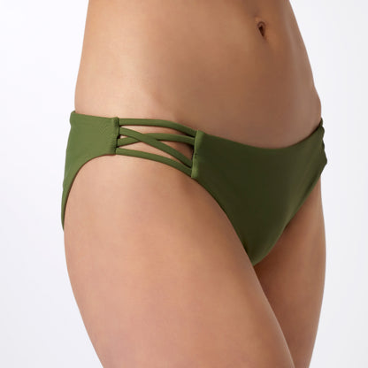 Mystic Dune Bikini Bottom Dark Olive - Bikini Bottoms