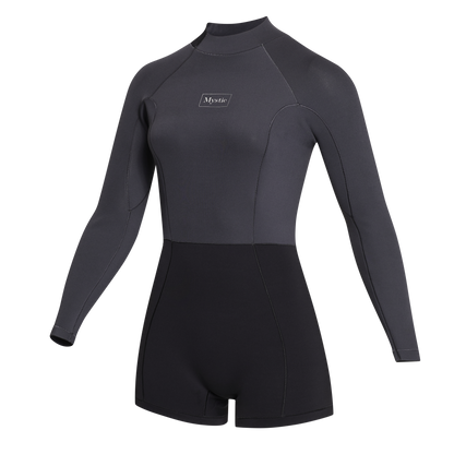 Mystic 24 Lunar Longarm Shorty 2/2mm Bzip Women | 23 - Long Arm / Back-zip