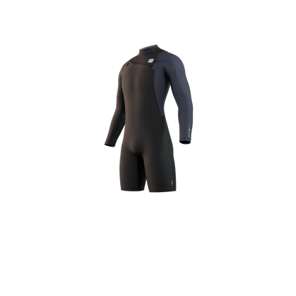 Mystic Marshall Longarm Shorty 3/2mm Fzip - Long Arm / Front-zip