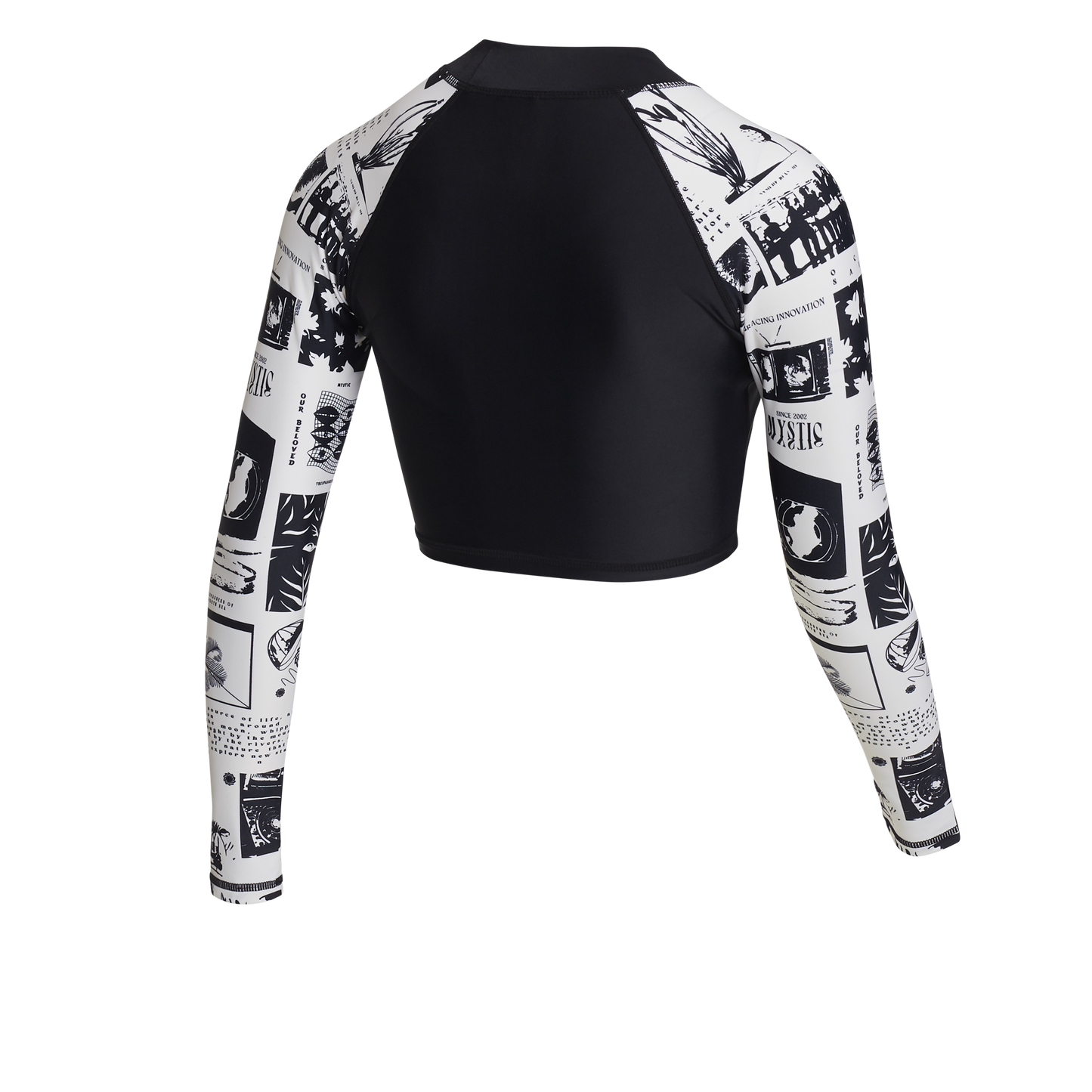Mystic Jayde L/S Crop Rashvest Off White - L/S Vests