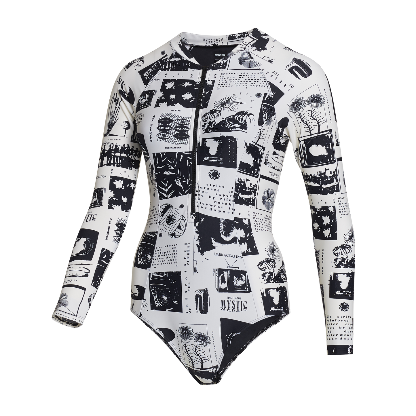 Mystic Jayde L/S Swimsuit Off White - Swimsuits