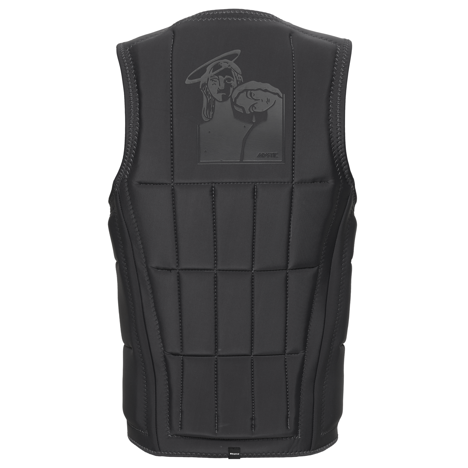 Mystic Anarchy Impact Vest Fzip Wake Phantom Grey - Impact Wake Vests