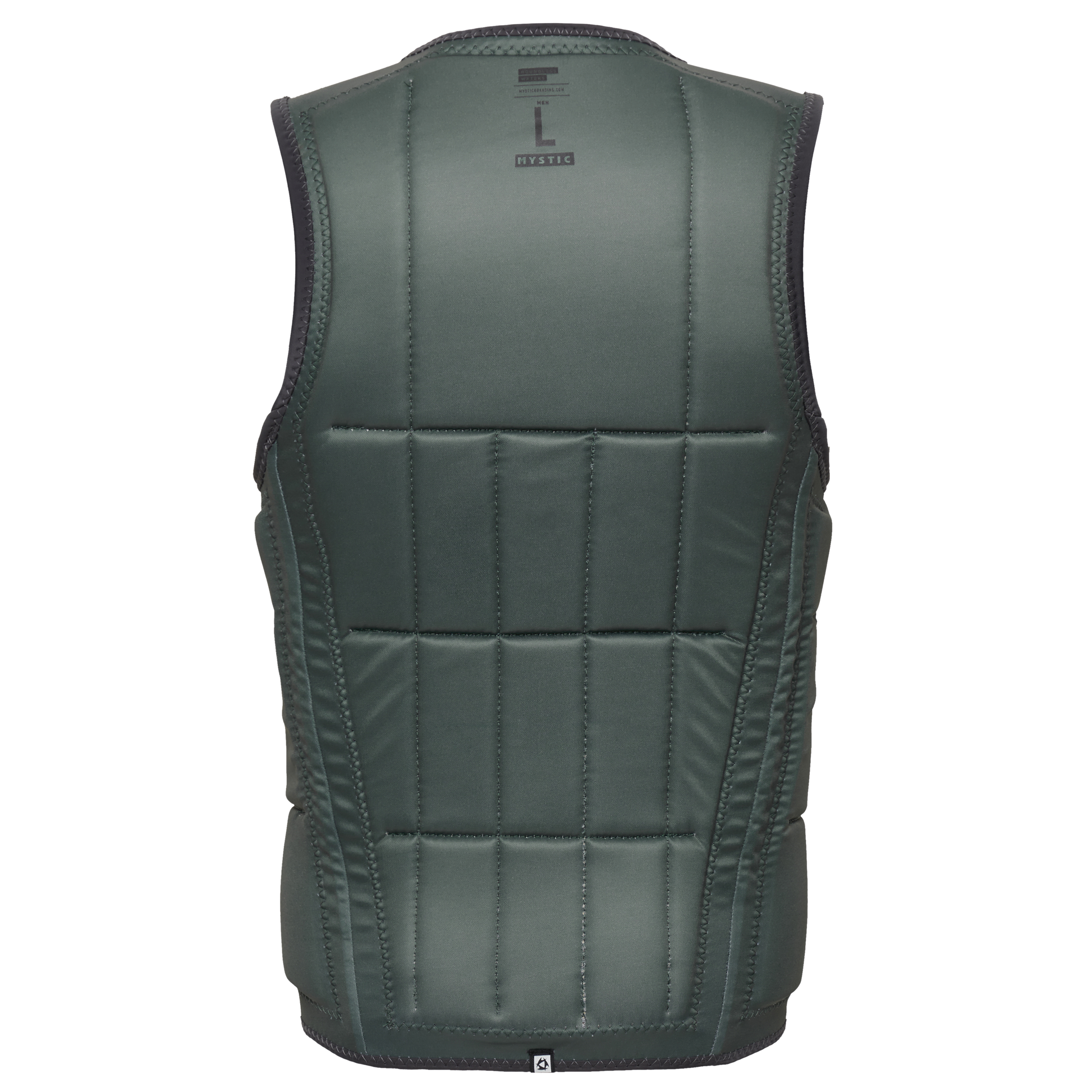 Mystic Anarchy Impact Vest Fzip Wake Phantom Grey - Impact Wake Vests