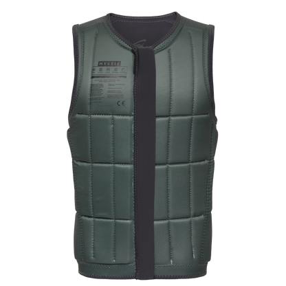 Mystic Anarchy Impact Vest Fzip Wake Phantom Grey - Impact Wake Vests