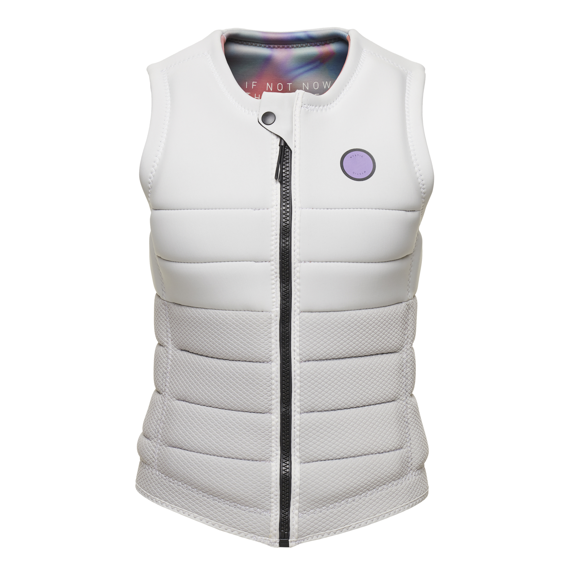 Mystic Baloo Impact Vest Fzip Wake Women Off White - Impact Wake Vests