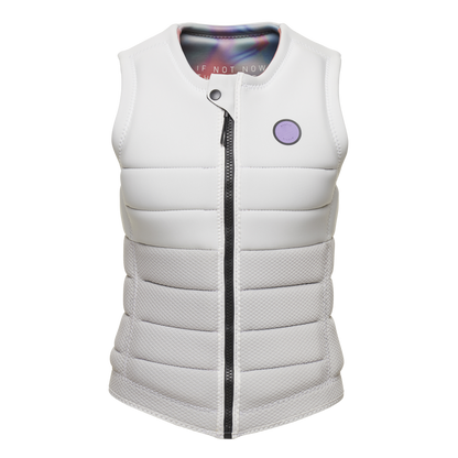 Mystic Baloo Impact Vest Fzip Wake Women Off White - Impact Wake Vests
