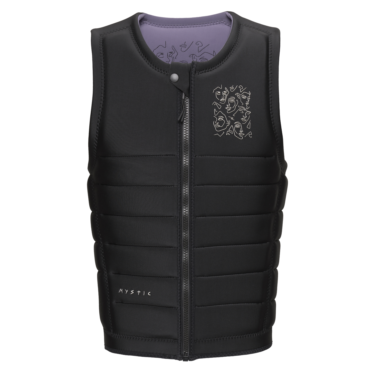Mystic Mayhem Impact Vest Fzip Wake - Impact Wake Vests