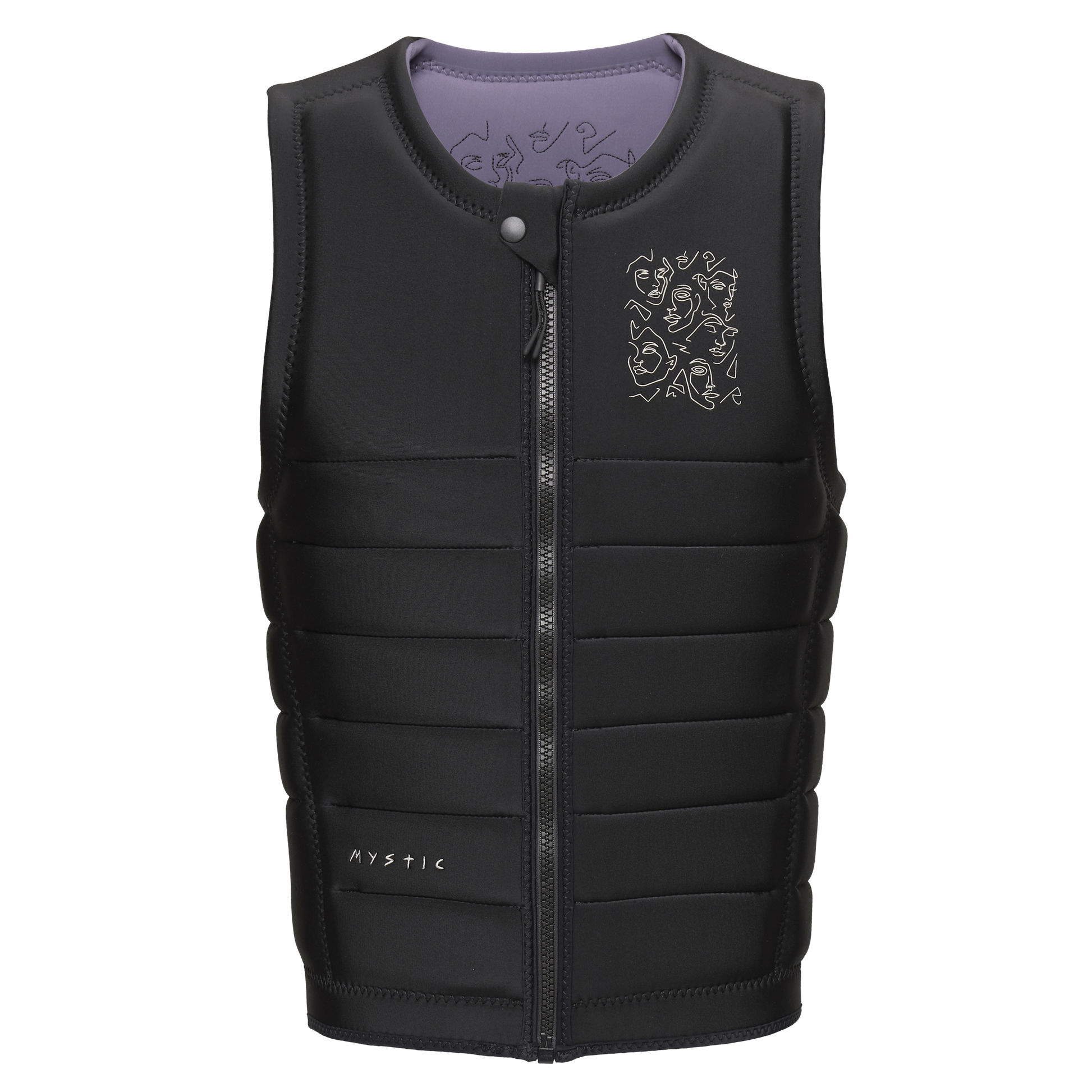 Mystic Mayhem Impact Vest Fzip Wake - Impact Wake Vests