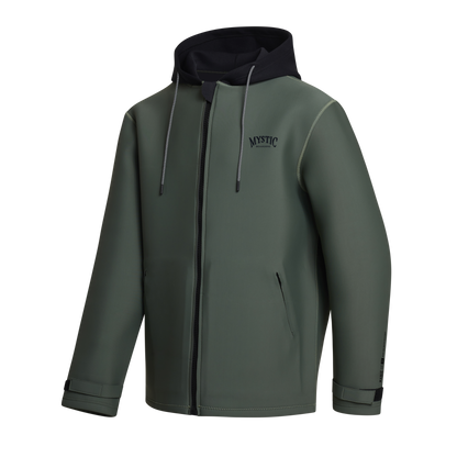 Mystic Manic Neoprene Jacket 2mm Dark Olive - Hoodies
