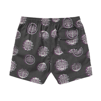 Mystic Artwork Swim Boardshort Deep Purple - Boardshorts
