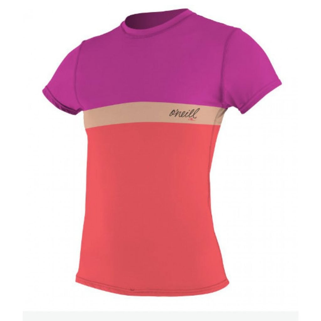 O'Neill UV Protection WMS Color Block Rash Tee - S/S Vests