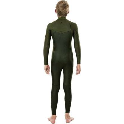 Rip Curl Junior Dawn Patrol 3/2 C/Z Green Fullsuit Junior Wsm9Kv - Fullsuit / Front-zip