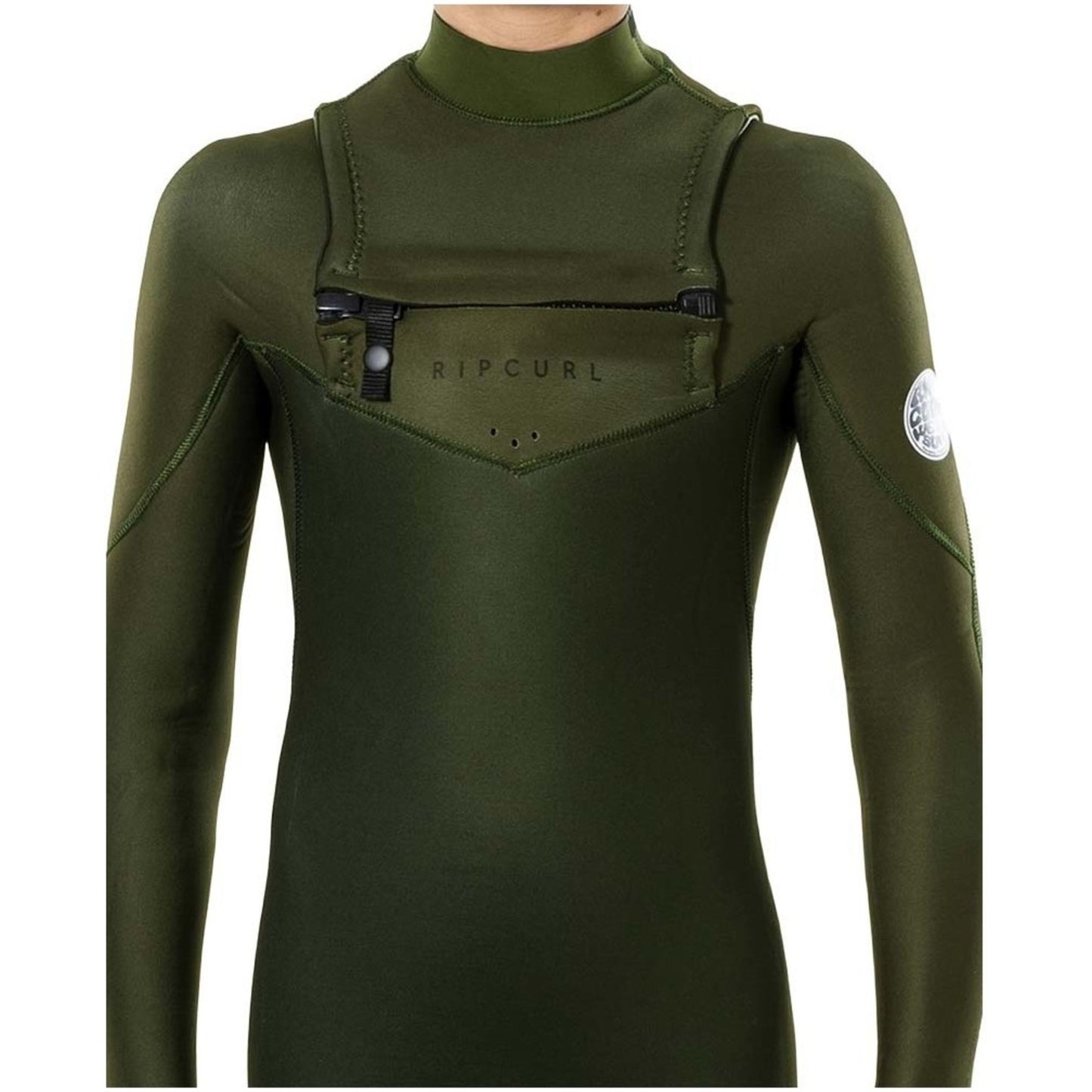 Rip Curl Junior Dawn Patrol 3/2 C/Z Green Fullsuit Junior Wsm9Kv - Fullsuit / Front-zip