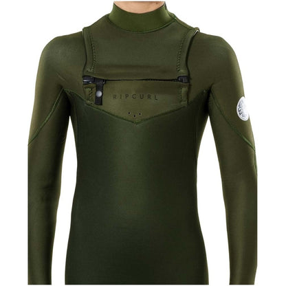 Rip Curl Junior Dawn Patrol 3/2 C/Z Green Fullsuit Junior Wsm9Kv - Fullsuit / Front-zip