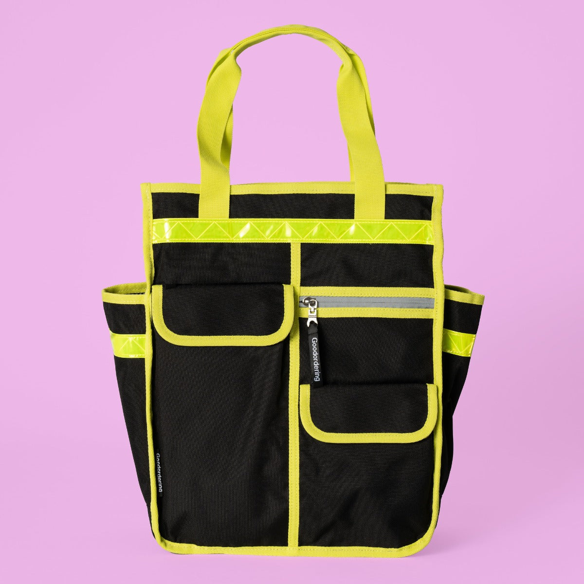 Goodordering Market Shopper Neon Black - Bags