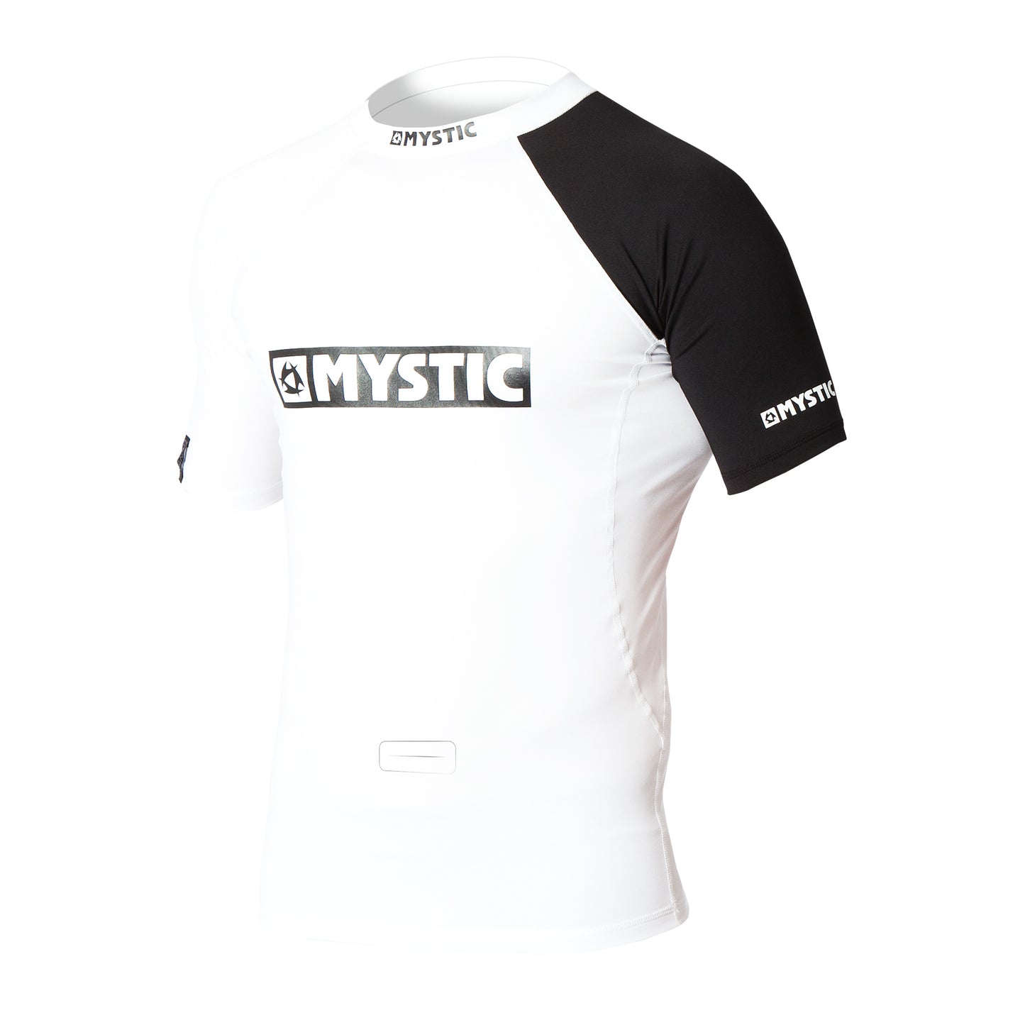Mystic Event S/S Rashvest Chest Logo White - S/S Vests