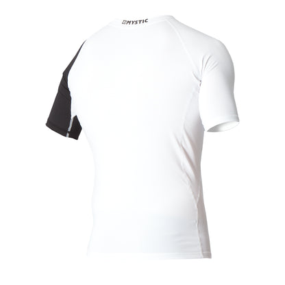 Mystic Event S/S Rashvest Chest Logo White - S/S Vests
