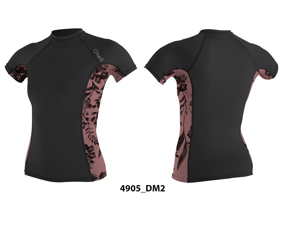 O'Neill Wms Side Print S/S Crew - S/S Vests
