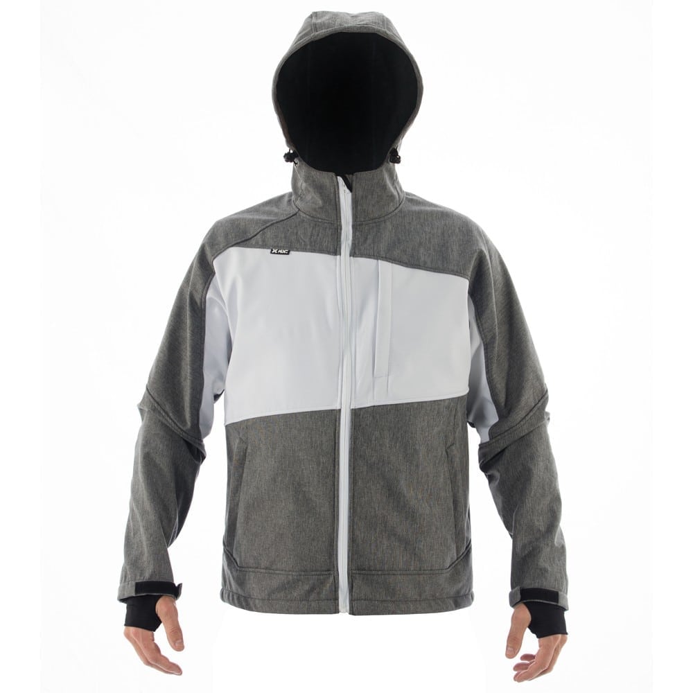 KDC Jacket Softshell Windbreak HeatherWhite - Jackets