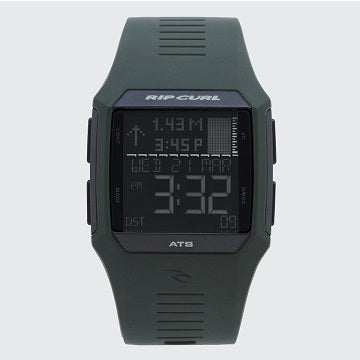 Rip Curl Rifles Tide Watch - Waterproof Military Green A1119 - Watches