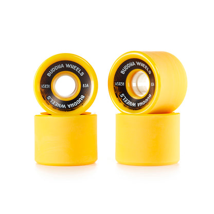 Hydroponic WHEELS TRICKY - 01 Yellow 65MM 83A (set of 4) - Wheels