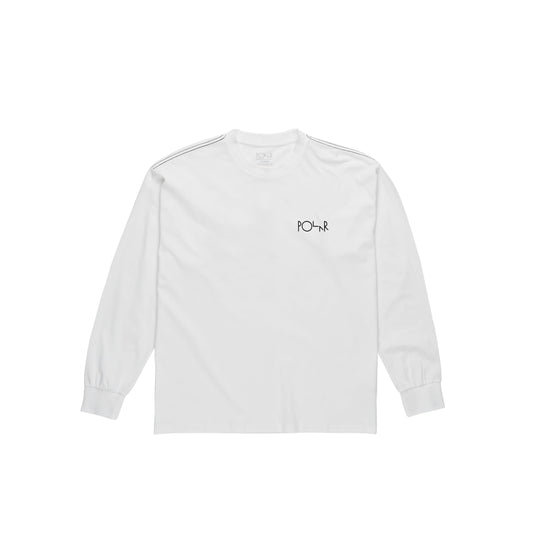Polar Contrast longsleeve Tee - White - Tees