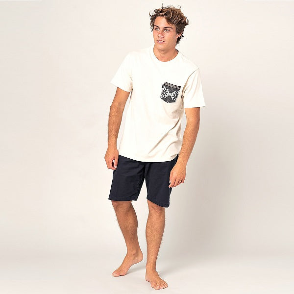 Rip Curl Pocket Ica Tee - Bone Ctesn5 - Tees