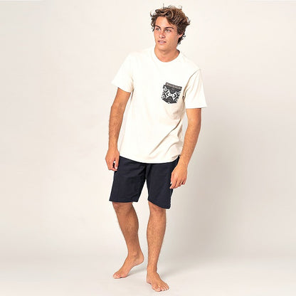 Rip Curl Pocket Ica Tee - Bone Ctesn5 - Tees