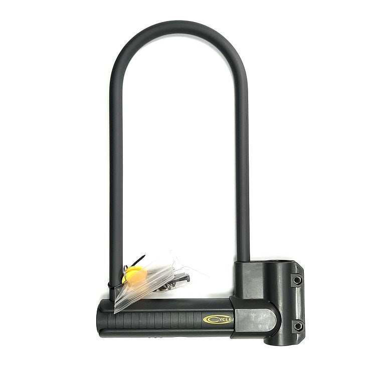 Cyclemate Cadenas U 230 x 185 brass lock cover - Antivol, black - Locks