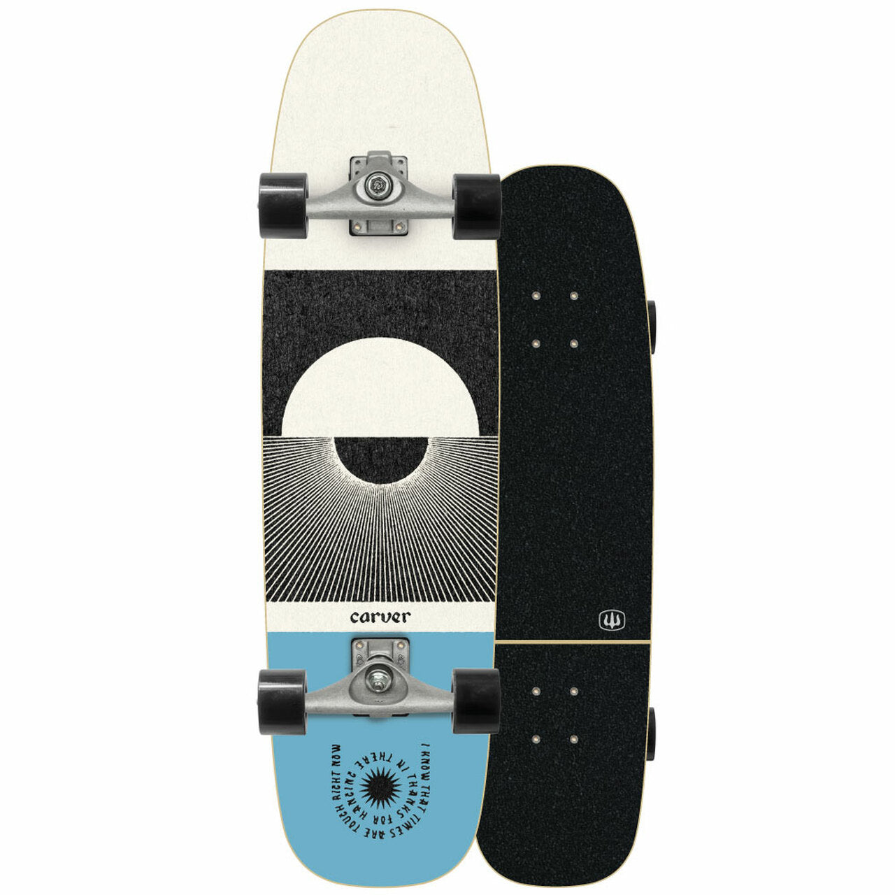Carver SUN RAYS 32" SURFSKATE COMPLETE - C7 Raw - Surfskates