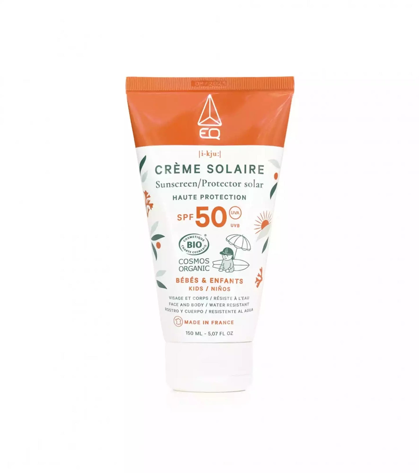 EQ Sunscreen SPF 50+ KIDS Bio Cosmos - 150ml - Sunscreen