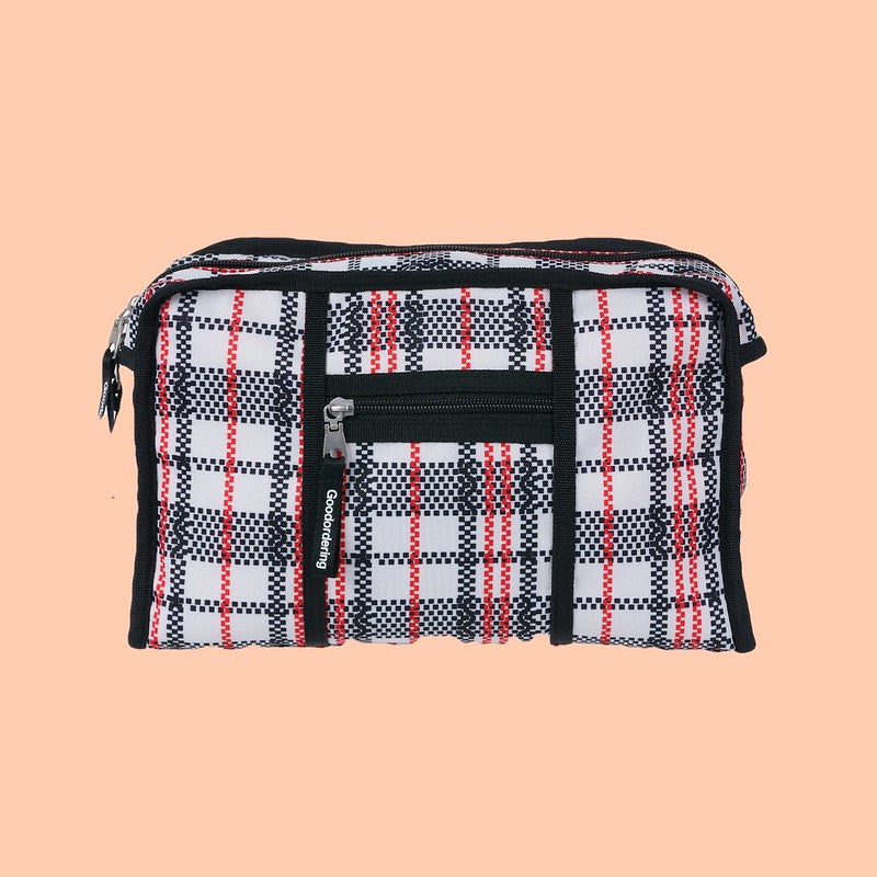 Goodordering Tartan Wash Bag - Bags