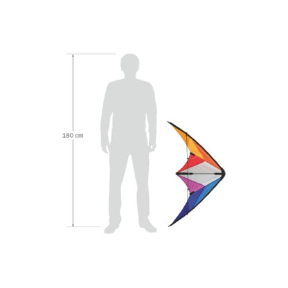 HQ-kites HQ Calypso II R2F Rainbow - Acrobatic
