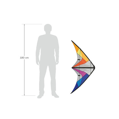 HQ-kites HQ Quickstep II R2F Rainbow - Acrobatic