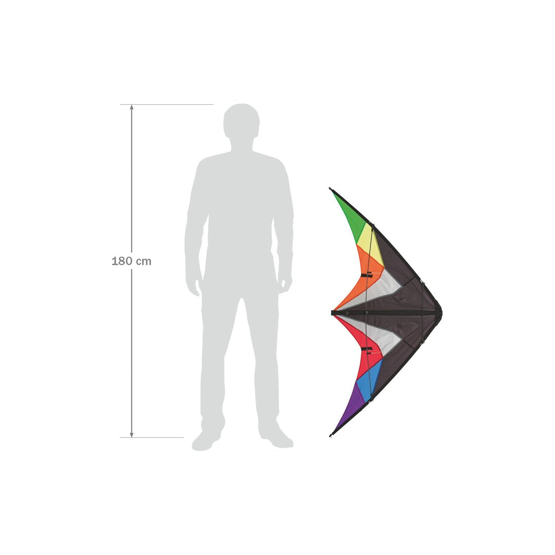 HQ-kites HQ Quickstep II R2F Black - Acrobatic