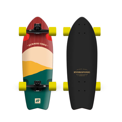 Hydroponic Surf Complete Surfskate FISH 28" - 01 Sun Red - Surfskates
