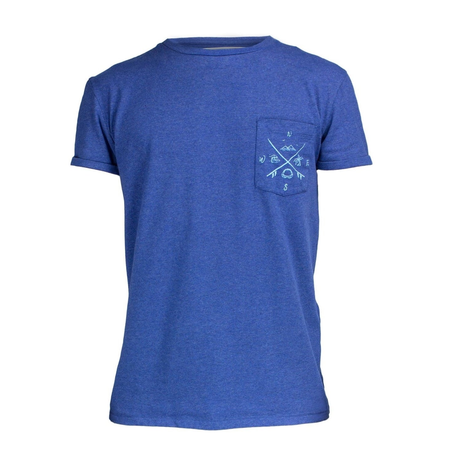 Shak&Kai &amp; Belharra Tee - Sweat Blue - Tees