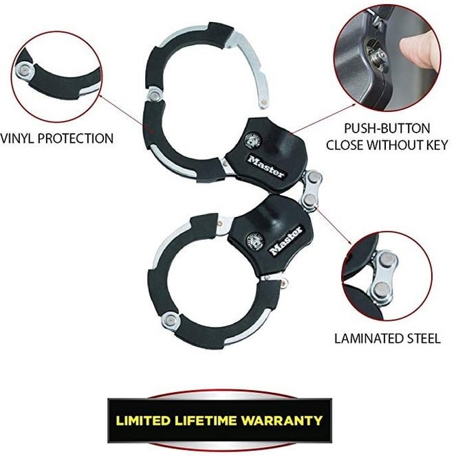 Masterlock 8200 - Cadenas trottinette Menottes - Antivol, black - Locks