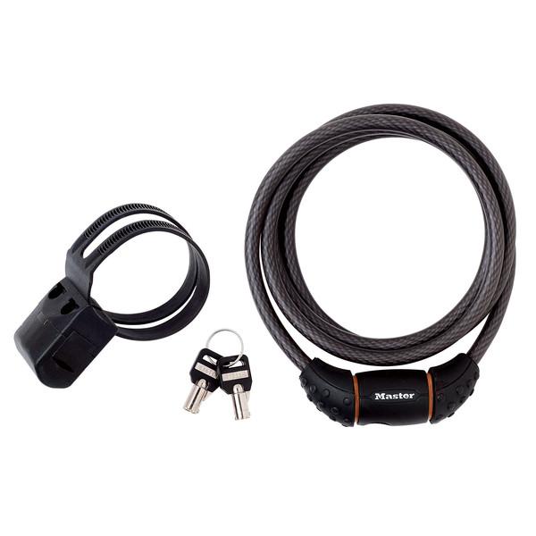 Masterlock Braided Key Cable Lock - Key Cable Locks
