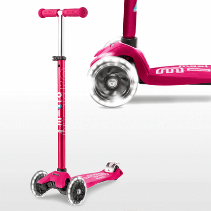 Micro MAXI Deluxe LED - 3 Wheel Steps