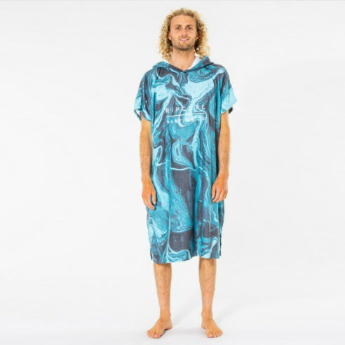 Rip Curl Mix Up Hooded Towel Ctwbg9 - Pacific Blue - Ponchos
