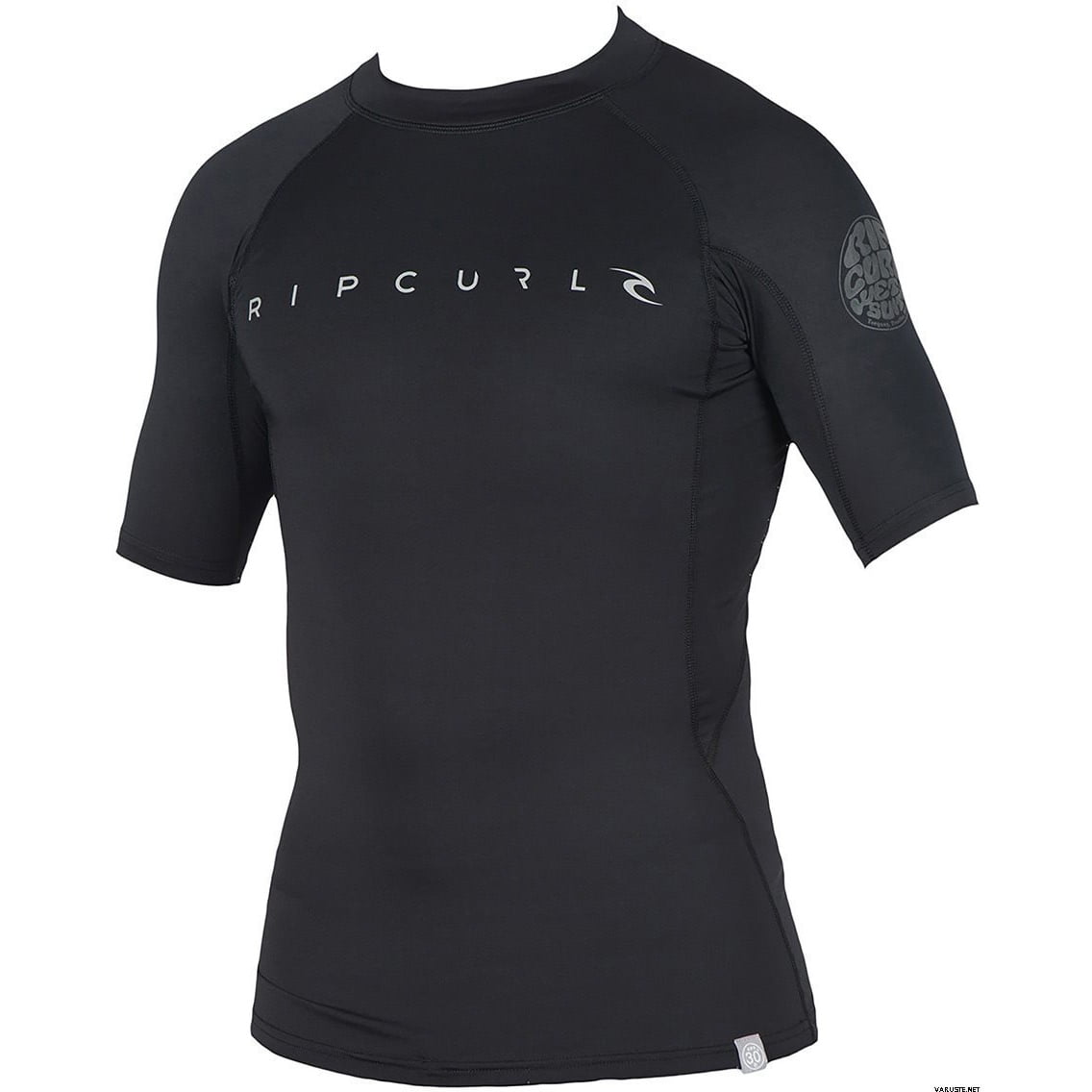 Rip Curl Dawn Patrol Uv Tee S/S Black - S/S Vests